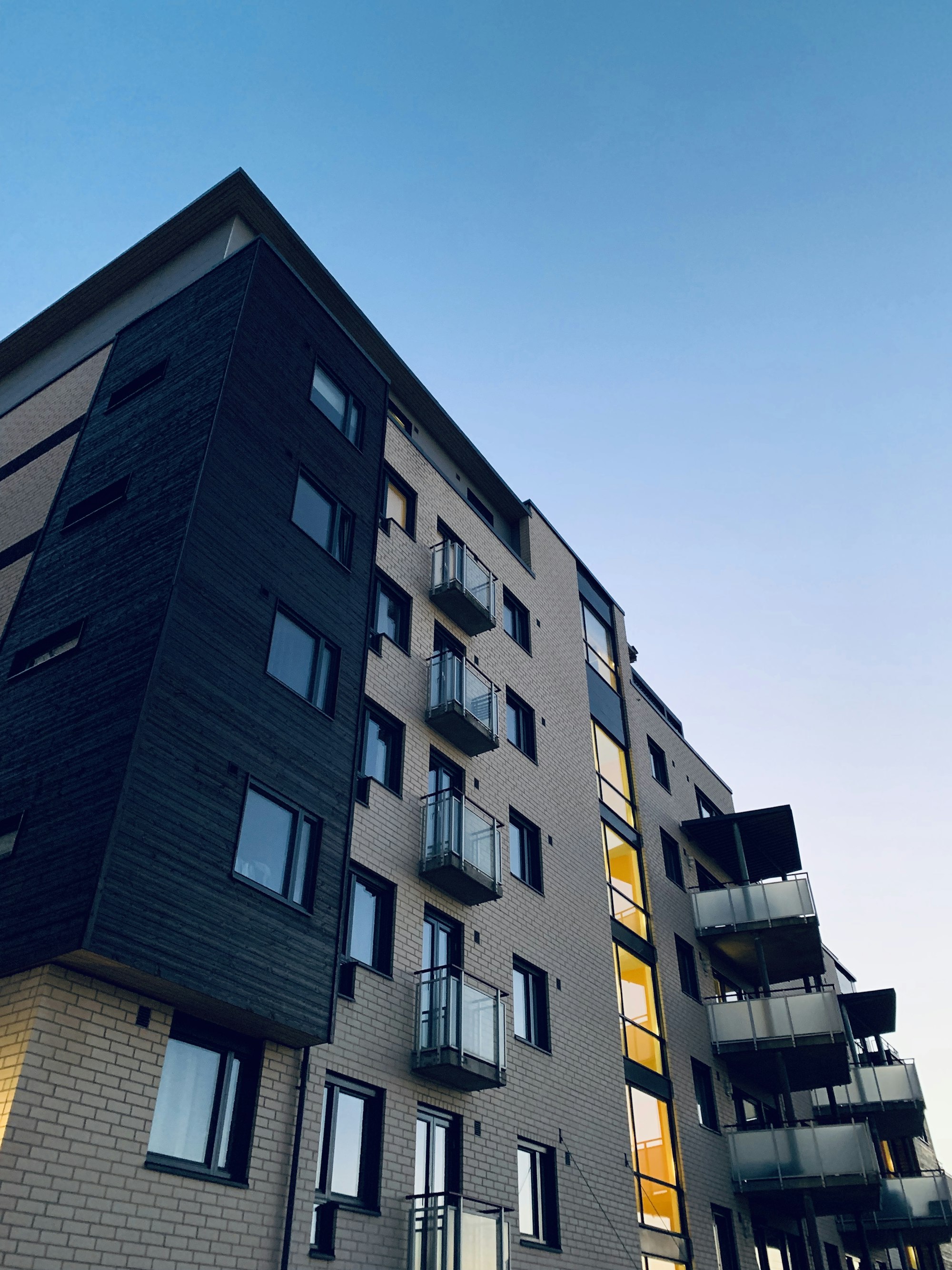 Facade of a new residential tower in Argentina